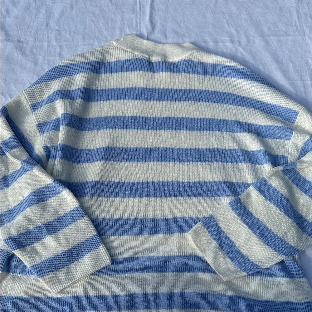 Free People Blue and White Striped Knit Set - Picture 7 of 7